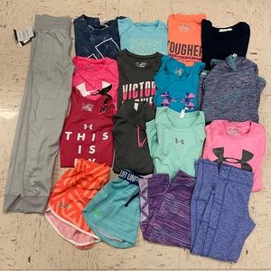 HUGE LOT YMedium Under Amour athletic wear